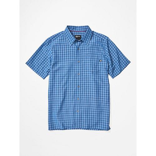 Marmot Eldridge Shirts For Mens Blue OYE290851